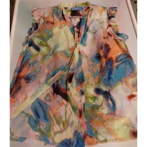 Last Chance ❤️Simply Vera sheer blouse